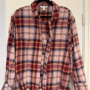Old Navy Multicolor Plaid Shirt